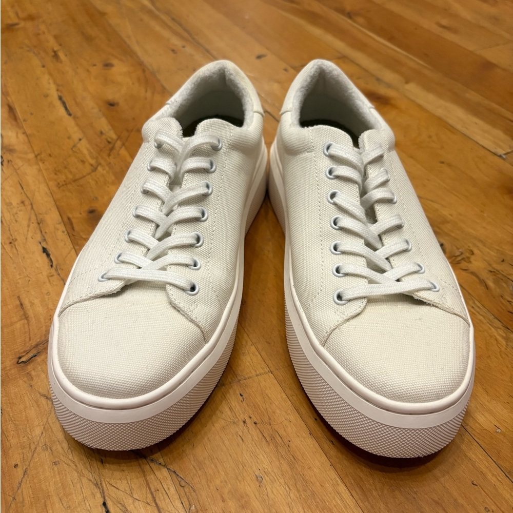 Classic White Canvas Sneakers